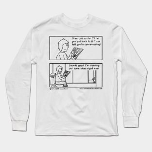 Bathroom office Long Sleeve T-Shirt